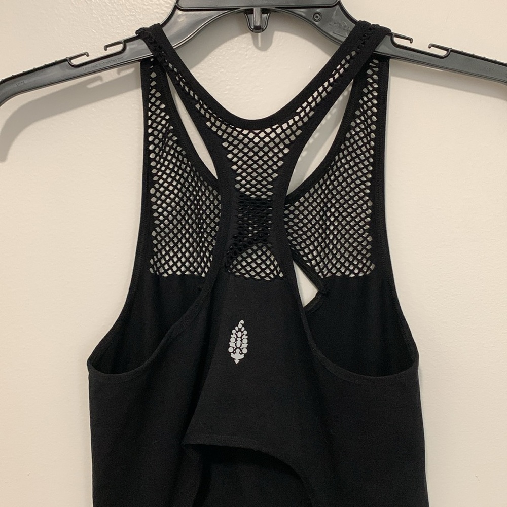 NWOT FP Movement Black Mesh Jumpsuit Onesie Catsuit - Picture 8 of 10